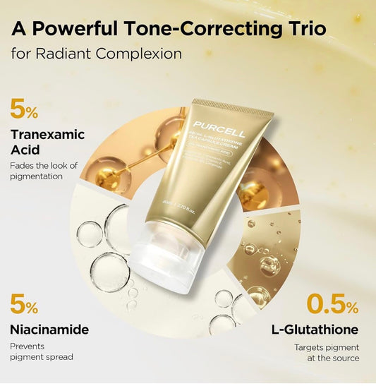 PURCELL TXA Capsule Cream with 5% Tranexamic Acid + 5% Niacinamide