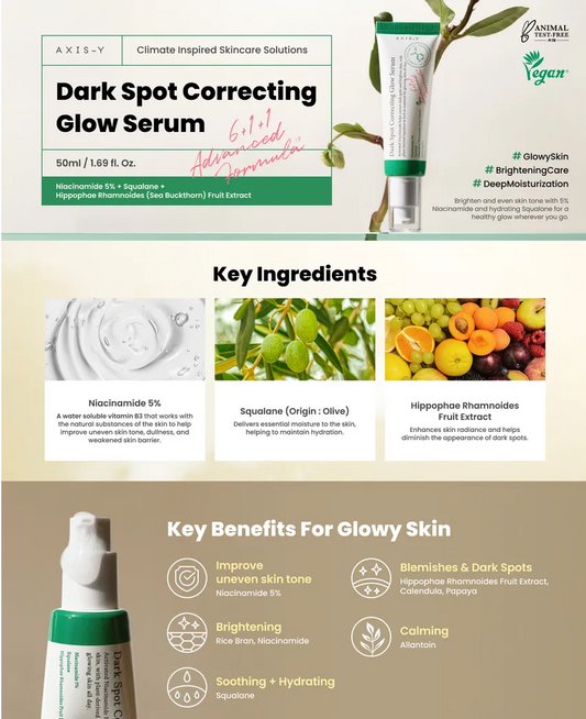 AXIS - Y - Dark Spot Correcting Glow Serum.