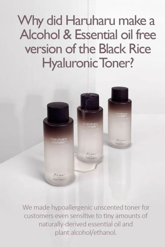 Haruharu wonder - Black Rice Hyaluronic Toner Fragrance Free.