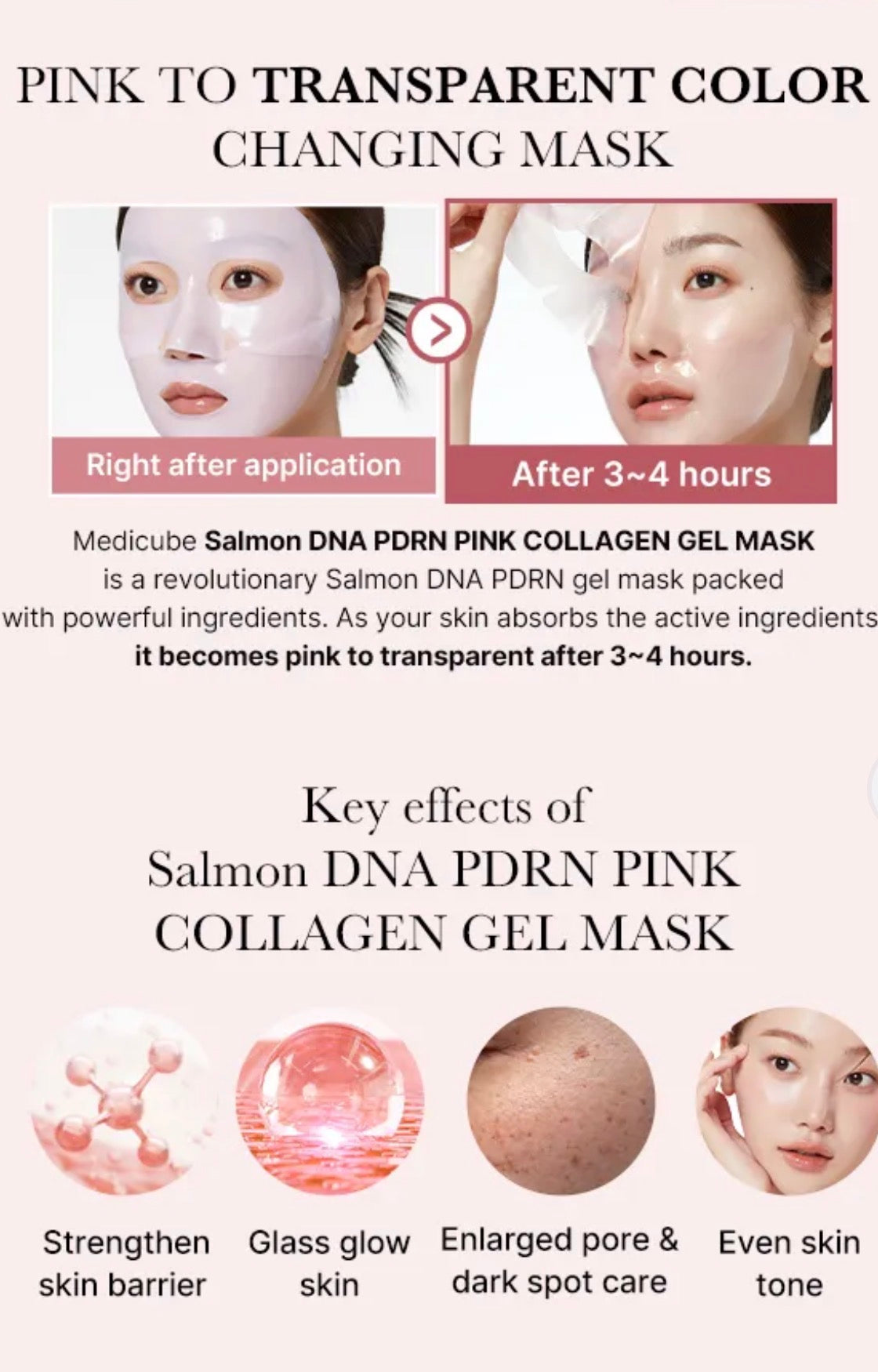 medicube - PDRN Pink Collagen Gel Mask Set