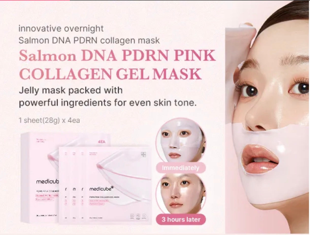 medicube - PDRN Pink Collagen Gel Mask Set