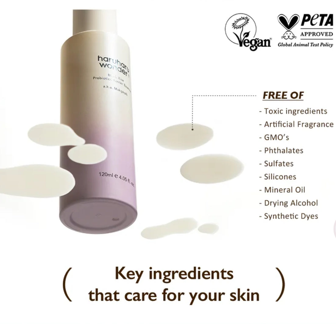 Haruharu wonder - Black Rice Probiotics Barrier Essence.