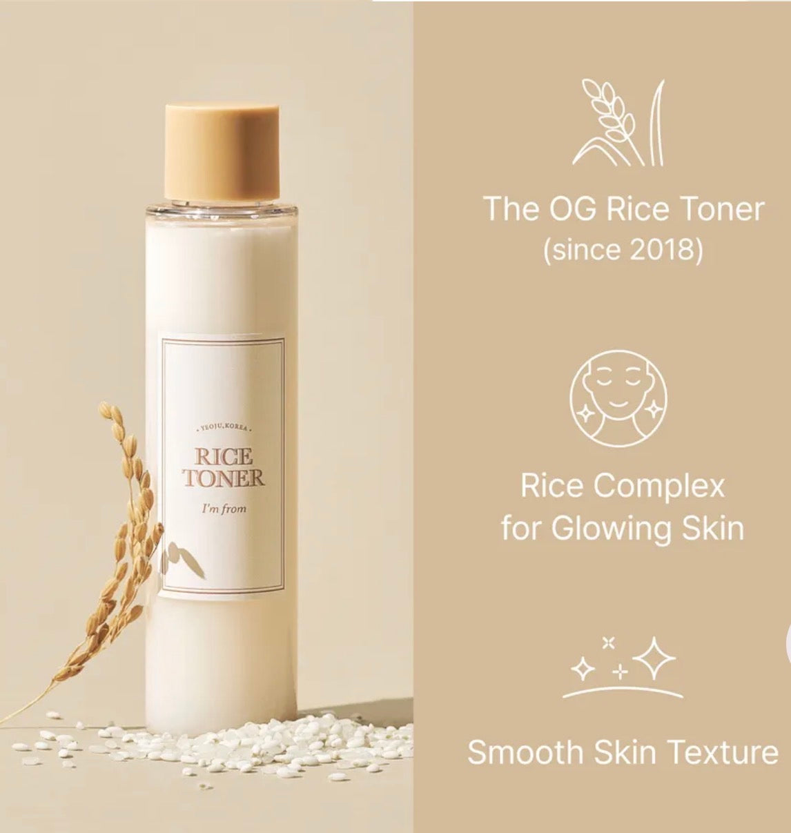 I'm From. Rice Toner