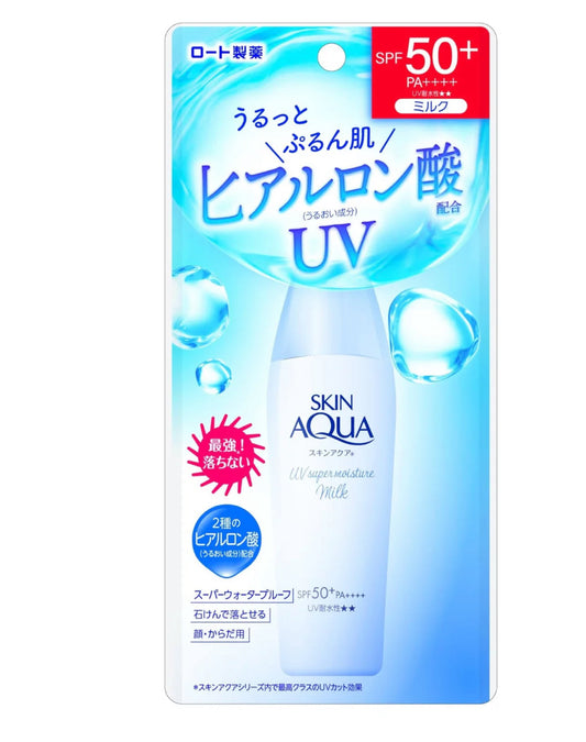 ROHTO SKIN AQUA UV SUPER MOISTURE MILK SPF50+++