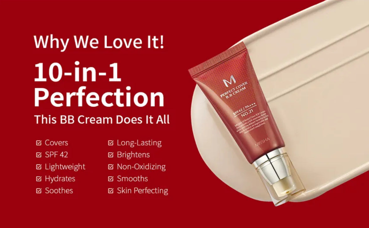 MISSHA - M Perfect Cover BB Cream SPF42 PA+++