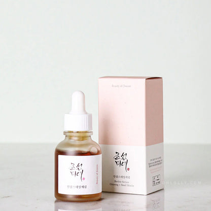 BEAUTY OF JOSEON. Revive Serum. Ginseng + Snail Mucin.