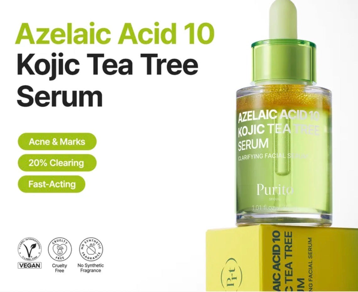 Purito SEOUL - Azelaic Acid 10 Kojic Tea Tree Serum