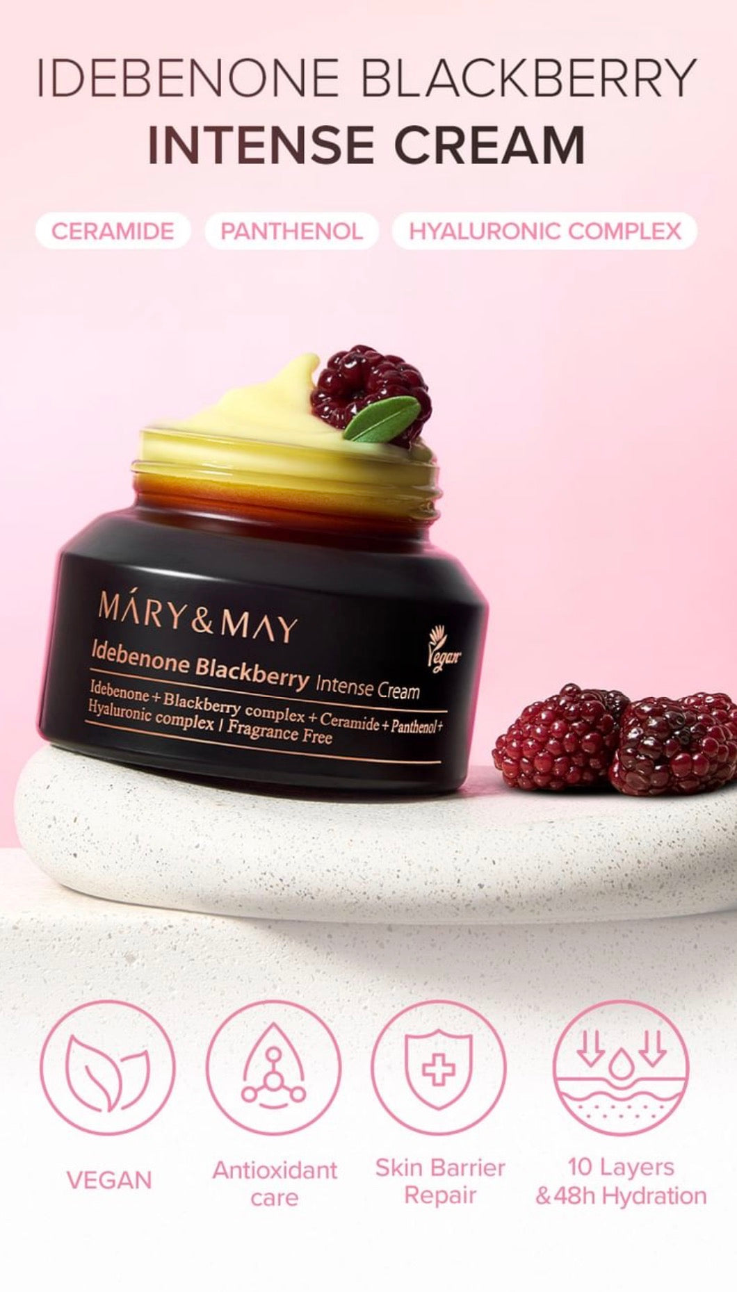 Mary&May - Idebenone Blackberry Intense Cream