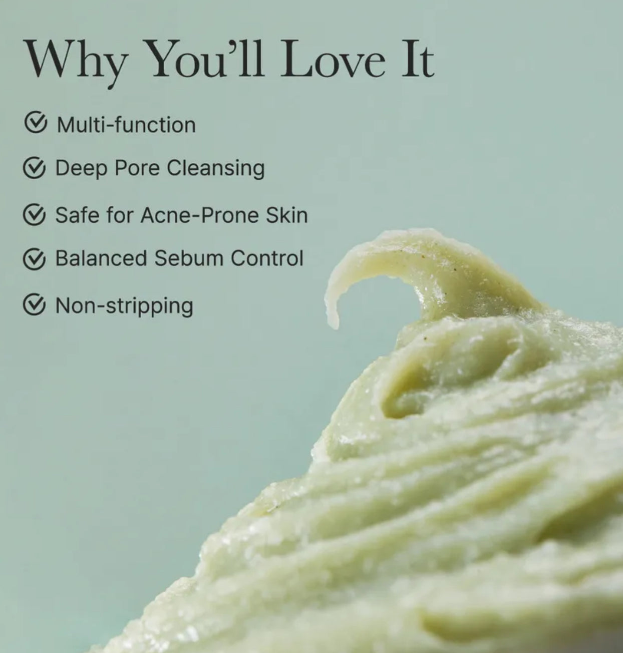 Arencia - Fresh Green Rice Mochi Cleanser.