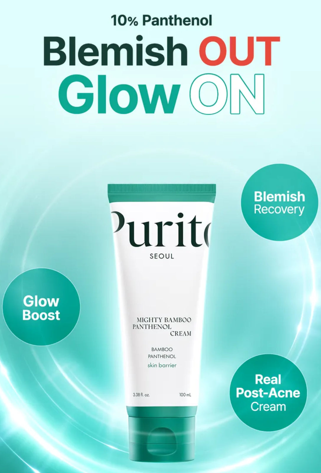 Purito SEOUL - Mighty Bamboo Panthenol Cream.