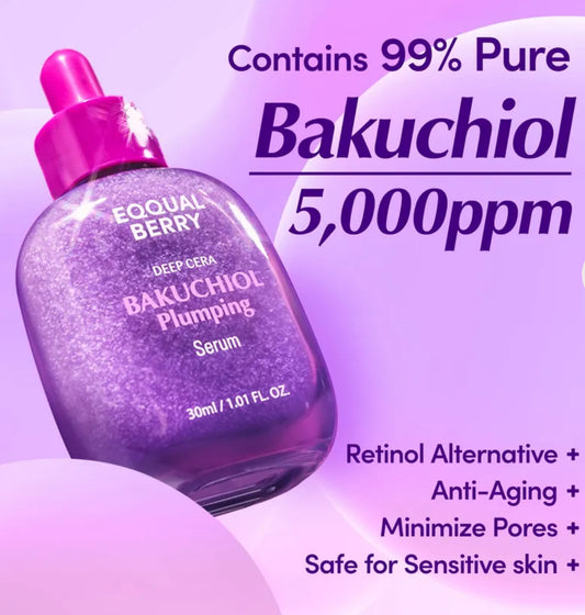EQQUALBERRY - Bakuchiol Plumping Serum.