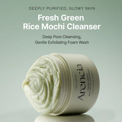 Arencia - Fresh Green Rice Mochi Cleanser.