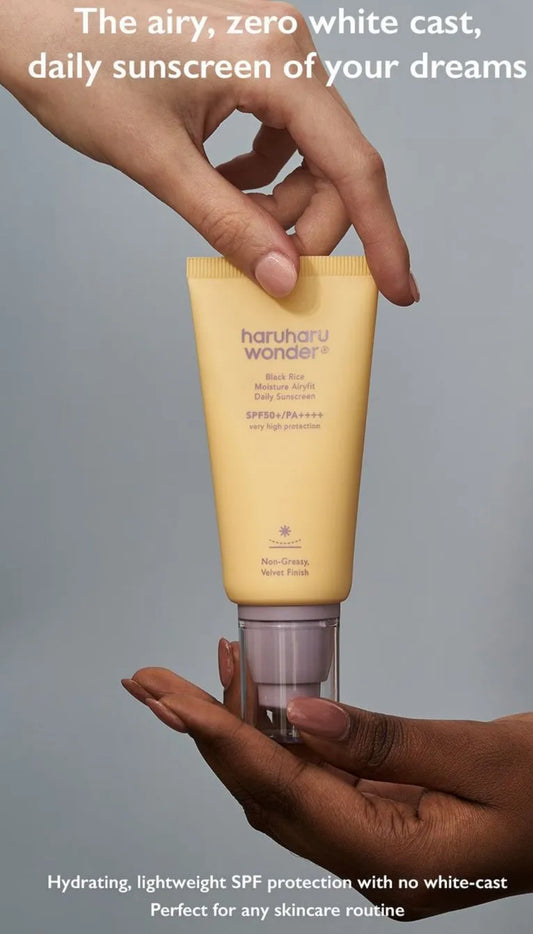 Haruharu Wonder - Black Rice Moisture Airyfit Sunscreen.