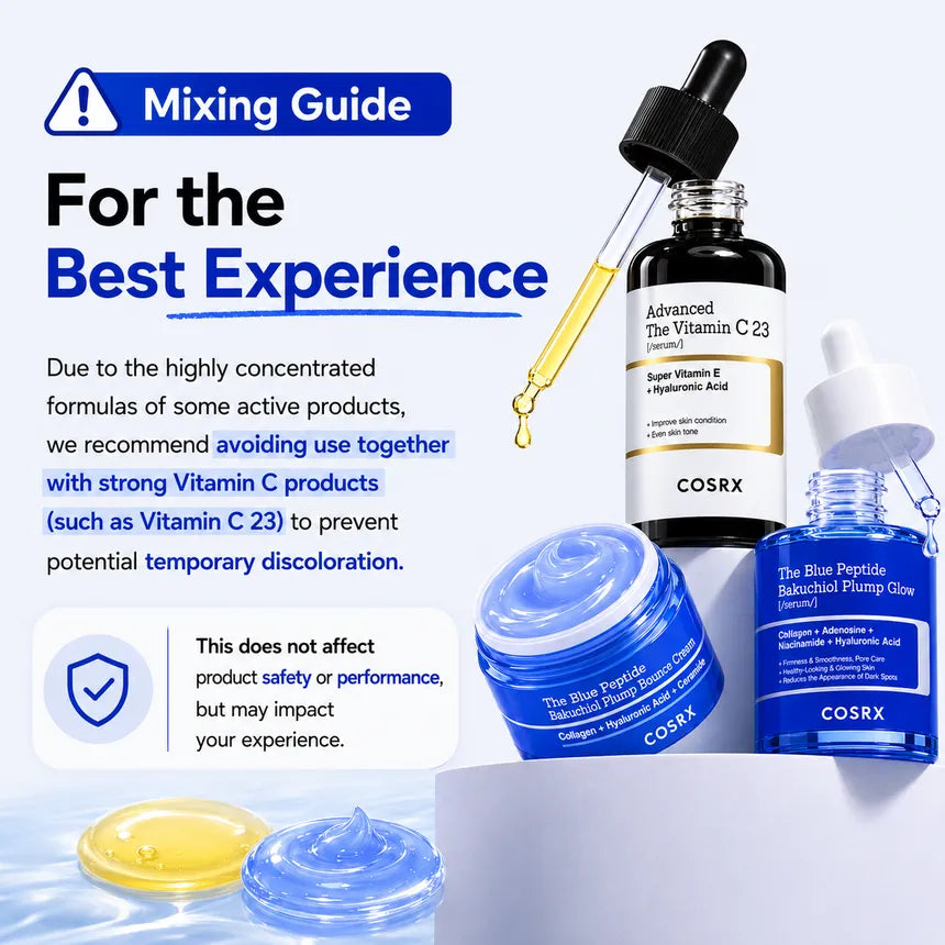 COSRX - The Blue Peptide Bakuchiol Plump Glow Serum
