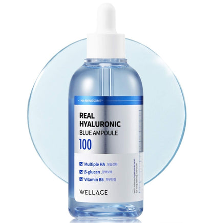 WELLAGE - Real Hyaluronic Blue 100 Ampoule