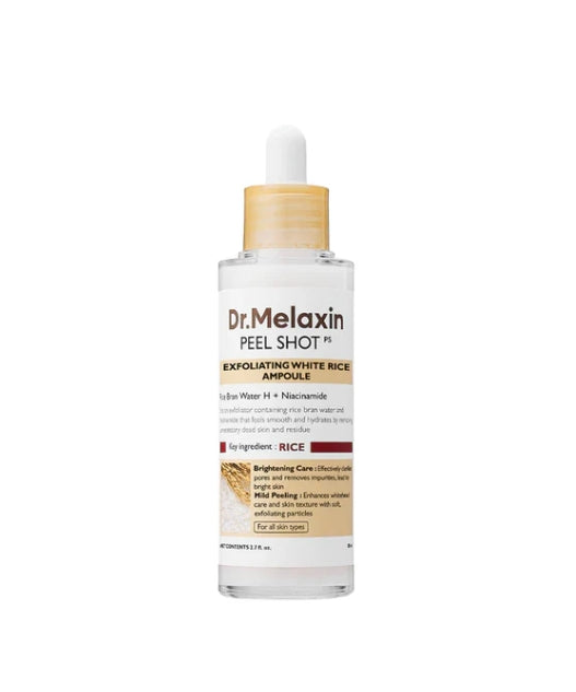 Dr.Melaxin - Peel Shot Exfoliating White Rice Ampoule