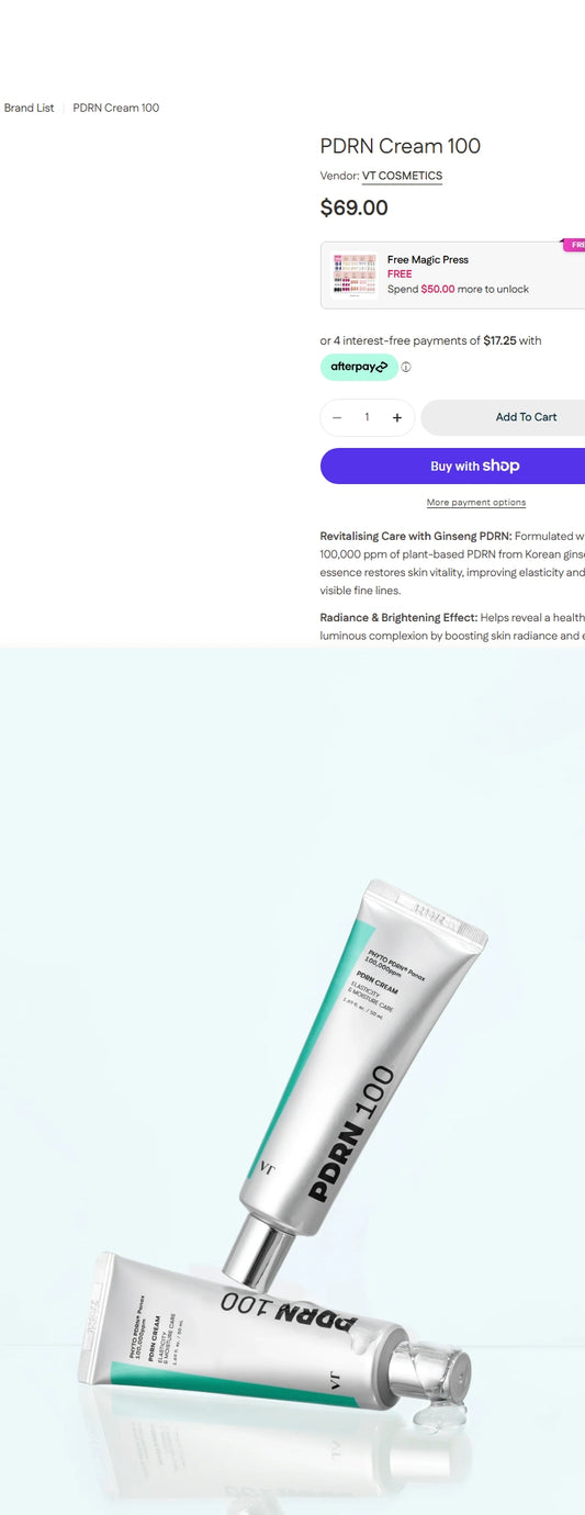 VT - PDRN Cream 100