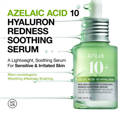 Anua - Azelaic Acid 10 Hyaluron Redness Soothing Serum