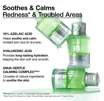 Anua - Azelaic Acid 10 Hyaluron Redness Soothing Serum