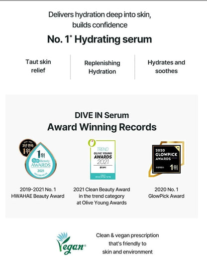 Torriden - DIVE-IN Low Molecular Hyaluronic Acid Serum