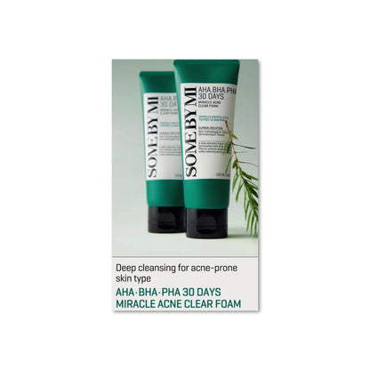 SOME BY MI. 30 Days Miracle Acne Clear Foam.